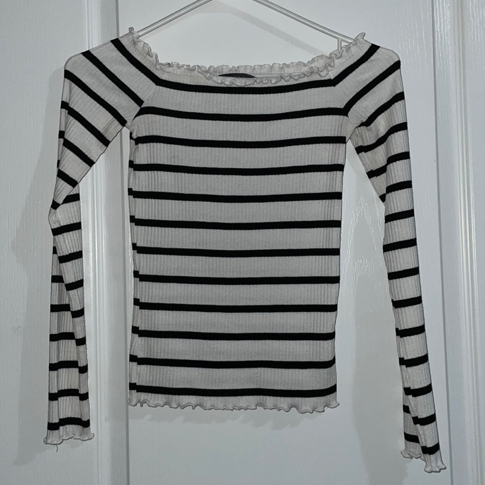 Off Shoulder Long Sleeve Top